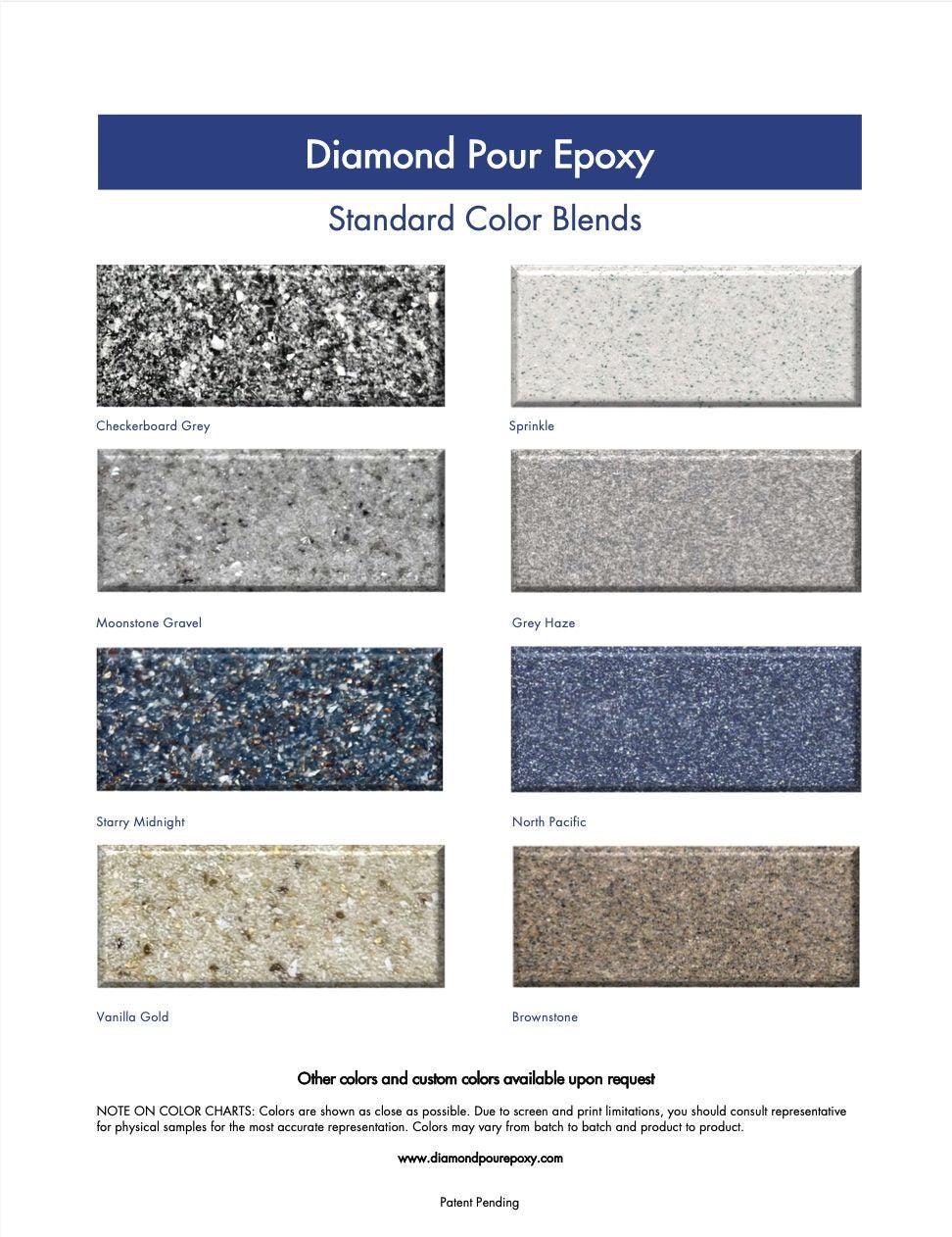Diamond Pour Epoxy Floor Coating, Pre-Measured, One-Step Epoxy System