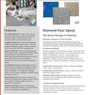 Diamond Pour Epoxy Floor Coating, Pre-Measured, One-Step Epoxy System