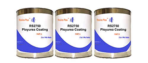 RS2750 - Resins Plus Polyurea Resin | Concrete and Cement Sealer | Counter Top Coating | Self Leveling | Non Slip | Abrasion Resistant | Professional Finish