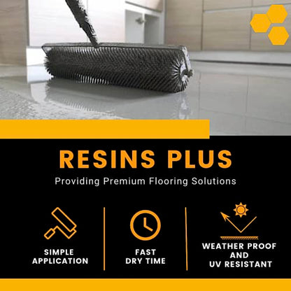 Resins Plus - RS9000 MVB Epoxy UltraFast BaseCoat 3 Gallon Kit | Tan | Grey | Floor Coating System | Garage Floor Epoxy Kit | Commercial Grade