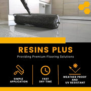 Resins Plus - RS9000 MVB Epoxy UltraFast BaseCoat 3 Gallon Kit | Tan | Grey | Floor Coating System | Garage Floor Epoxy Kit | Commercial Grade