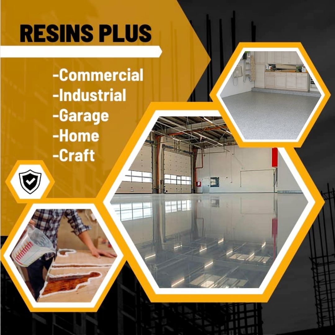 Resins Plus - RS9000 MVB Epoxy UltraFast BaseCoat 3 Gallon Kit | Tan | Grey | Floor Coating System | Garage Floor Epoxy Kit | Commercial Grade