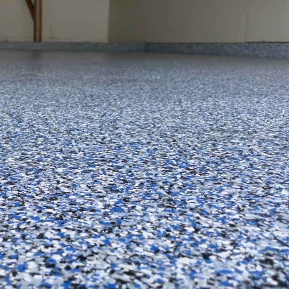 Resins Plus - Garage Floor Coating and Epoxy Kit | Includes All Needed Tools and Materials for DIY Application | RS3425 Fast Cure Water Based Epoxy